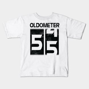 Oldometer Happy Birthday 55 Years Old Was Born In 1965 To Me You Papa Dad Mom Brother Son Husband Kids T-Shirt